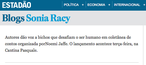O Estado de S Paulo - Sonia Racy - 22nov2014